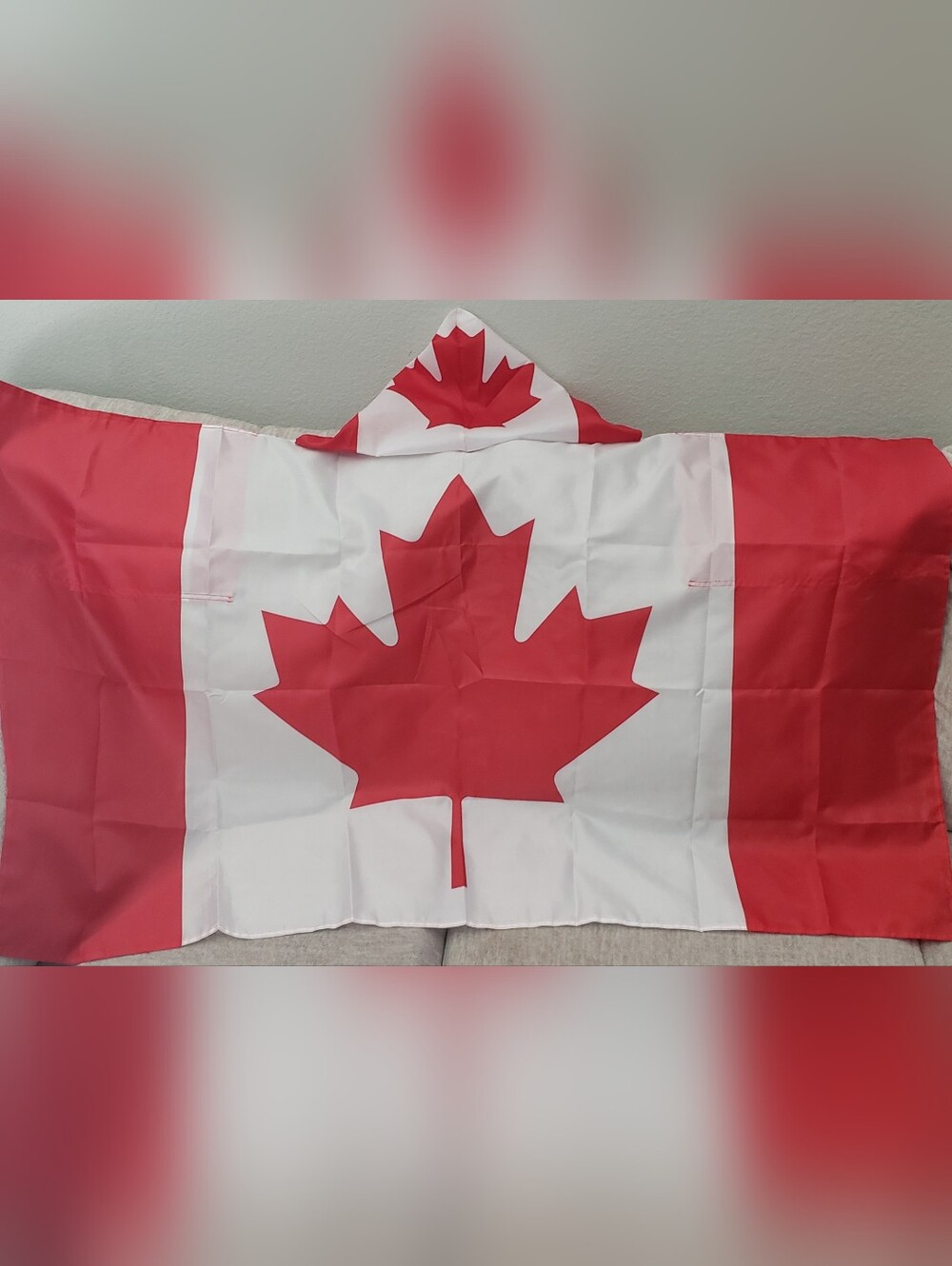 CANADA 2026 World Cup souvenir fan kit big flag scarf hat - Picture 7 of 8